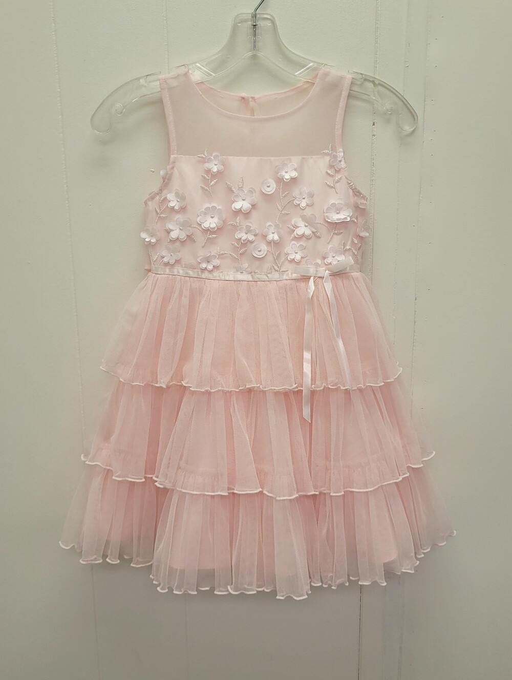 Jona Michelle Ruffle Formal Tulle Dress